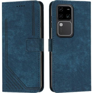 BDT Market Vıvo V30 5G/V30 Pro 5g Pu Deri Yan Toka Telefon Kılıfı (Yurt Dışından)