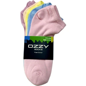 Ozzy Socks 5 Çift Karışık Renkli Pamuklu Çocuk Kısa Patik Çorap