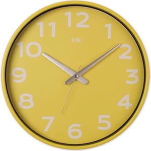 Simplex Joy Duvar Saati Sarı