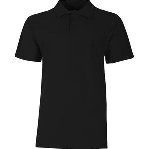 Baran Işık Lakos Polo Yaka Tshırt Siyah-5Xl