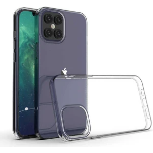 iPhone 12 Pro Max - Uyumlu Zore Süper Silikon Kapak-Renksiz