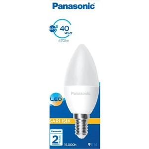 4,9W LED Ampul E14 Duylu Sarı Işık 10 Lu Paket