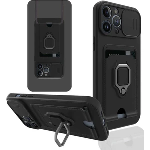 iPhone 13 Pro - Uyumlu ​zore Pelit Kapak-Siyah