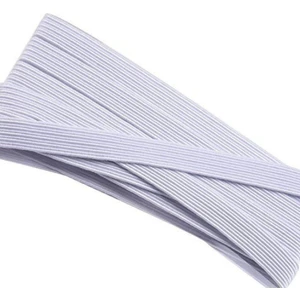 Lastik En 0,5 cm 10 Metre Beyaz