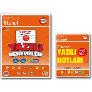 Tonguç Akademi 10. Sınıf 2. Dönem 1 ve 2. Yazılı Notları ve Denemeleri