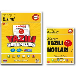 Tonguç Akademi 8. Sınıf 2. Dönem 1 ve 2. Yazılı Notları ve Denemeleri