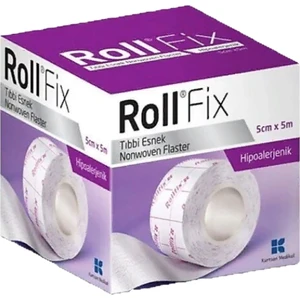 Roll Fix Elastik Sabitleme Bandı Hipoalerjenik Flaster 5 cm x 5 m