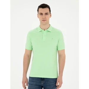 Pierre Cardin Erkek Fıstık Yeşili Slim Fit Basic Tişört 50280754-VR087
