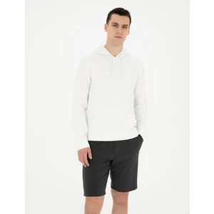 Pierre Cardin Erkek Ekru Regular Fit Sweatshirt 50282047-VR019