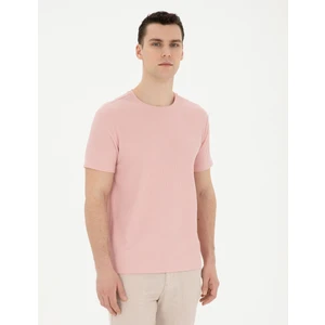 Pierre Cardin Erkek Pembe Slim Fit Tişört 50288914-VR041