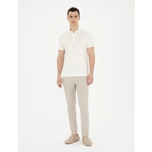 Pierre Cardin Erkek Bej Slim Fit Kanvas Pantolon 50289194-VR011