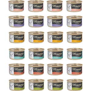 6 Çeşit Karma Pastete Kedi Konserve  85 Gr. x 24 Adet