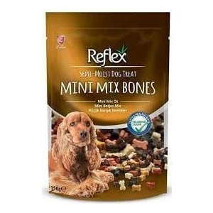 Semi-Moist Köpek Ödülü Mini Mix Bones 150 gr
