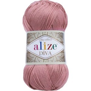 5 Adet Diva Merserize Ip Yazlık Bikini Bustiyer Bluz Örgü Ipi 354 Gül