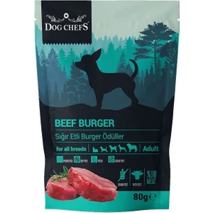 Dog Chefs Sığır Etli Köpek Ödülü 80 gr