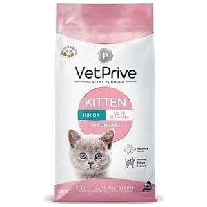 Vet Prive Kitten Tavuklu Yavru Kedi Maması 10 Kg