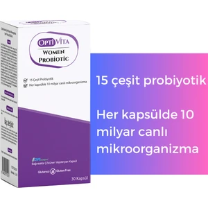 Women Probiotic Kadınlar Için Probiyotik Mikroorganizma 30 Kapsül