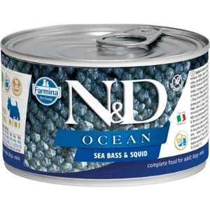 Nd Mini Ocean Levrek Ve Mürekkep Balıklı Köpek Konservesi 140 Gr