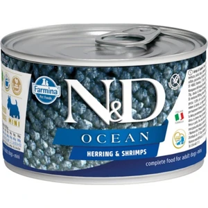 Nd Mini Ocean Ringa Balıklı Karidesli Köpek Konservesi 140 gr