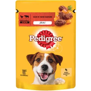 Pouch Sığır Etli ve Tavuklu Yetişkin Köpek Konservesi 100gr
