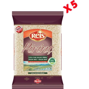 Gıda Bakliyat 5 kg Gönen Baldo Pirinç  5 x 1 kg  Baldo Rice Uzun Tane