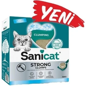 Strong Clumps Ekstra Güçlü İnce Taneli Kedi Kumu 10 Kg