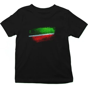 Tataristan - Tatarstan Siyah Unisex Çocuk Tişört T-Shirt