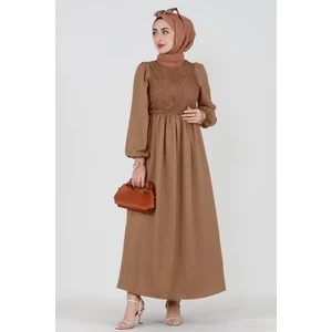 Firuze Elbise-Camel