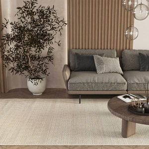 Cool Halı Elit 01 Bej Salon Halısı Bukle İskandinav Halı Yolluk Etnik Mutfak Halısı Dekoratif Koridor Halısı