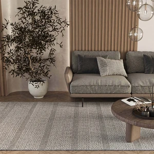Cool Halı Elit 01 Gri Salon Halısı Bukle İskandinav Halı Yolluk Etnik Mutfak Halısı Dekoratif Koridor Halısı