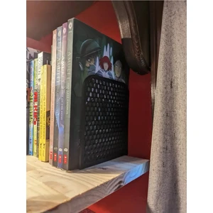 Design By Desenli Dekoratif Kitap Tutucu, Renk Seçenekli Kitap Standı, Kitap Desteği Ev-Ofis Dekoratif (Tekli)