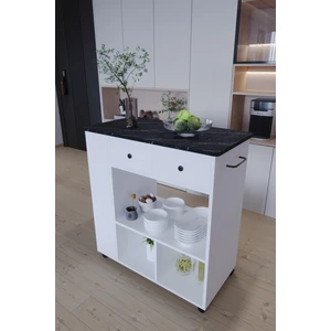 Moka Park AVM Balım Servant çekmeceli tekerlekli Mutfak Adası kiler