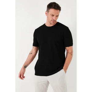 Pamuklu Bisiklet Yaka Regular Fit Basic T Shirt Erkek T Shirt 5902759