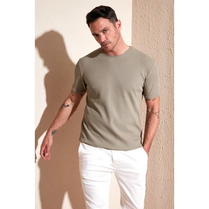 Pamuklu Bisiklet Yaka Regular Fit Basic T Shirt Erkek T Shirt 5902759