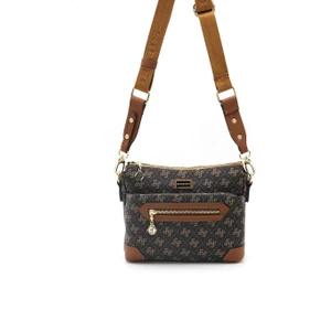Silver & Polo Kahve Sarı  - Taba SP1110 Kadın Çapraz Çanta