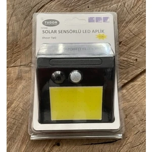 Sensörlü Kamp Lamba Aplik Bahçe Lambası Güneş Enerjili 48LED