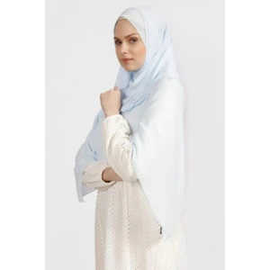 Flora Tekstil Krep Şifon Şal Bebe Mavi 210X 75 FLR241433
