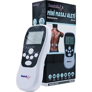 Rtc-01 Pilli Masaj Aleti Tens Cihazı 4 Pedli