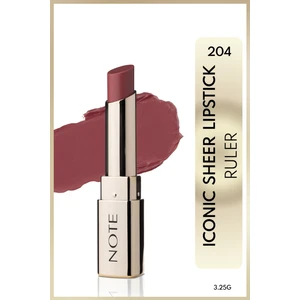 Iconic Sheer Lipstick Nemlendirici Parlak Ruj 204 Ruler - Pembe