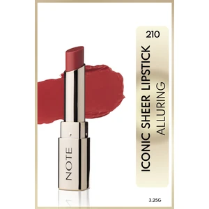Iconic Sheer Lipstick Nemlendirici Parlak Ruj 210 Alluring - Kırmızı