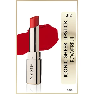 Iconic Sheer Lipstick Nemlendirici Parlak Ruj 212 Powerful - Kırmızı