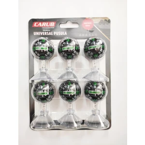 Araç Içi Vantuzlu Siyah 38 mm Büyük Boy 6 Lı Pusula Seti