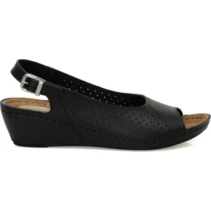 162750.Z4FX Siyah Kadın Comfort Sandalet