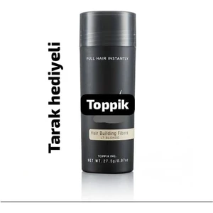 Sarı  Dolgunlaştırıcı Saç Fiberi Saç Tozu Topik 27.5 gr Hair Building Fibers