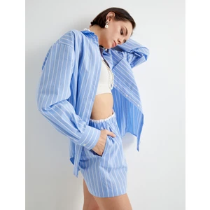 Uzun Kollu Gömlek Düğmeli Klasik Yaka