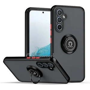 M.TK Moveteck Samsung Galaxy A15 Kılıf Kamera Korumalı Arkası Mat Renkli Tuşlu Yüzüklü Standlı Military Tank Zırh