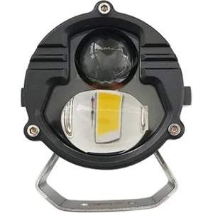 3'' Beyaz Sarı LED Spot Uzun Kısa Off Road, Motosiklet Sis Farı Çalışma Lambası 12-24V 40W