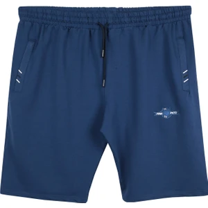 Maruf Shop Erkek Büyük Beden 110-150 Kilo Arası Için Uygun Penye Şort Indigo