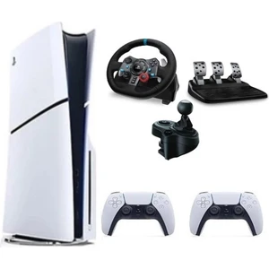 Playstation 5 Slim Cd'li Edition + 2. Dualsense + G29 Driving Force Yarış Direksiyonu + Shifter