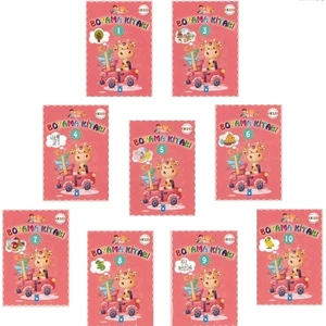 Eğlenceli Boyama Kitabı Seti Kırmızı Seri 10 Kitap